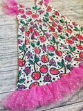 5T Tattoo Cherries Flounce Dress