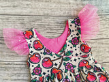 5T Tattoo Cherries Flounce Dress