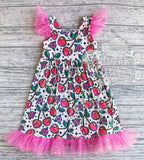 5T Tattoo Cherries Flounce Dress