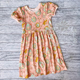 Size 8 B2S Puff Sleeve Dress