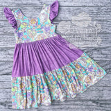 Rainbow Friends Tiered Dress, Size 7