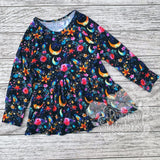 Night Moon Floral, Size 3T