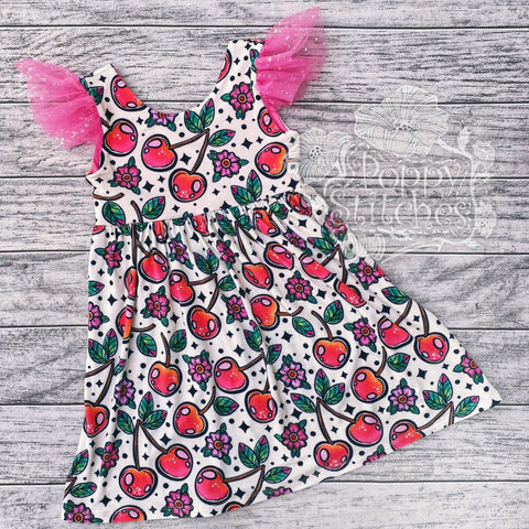 Cherry Tattoo Dress, Size 5